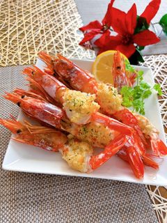 おもてなしに★海老のガーリックパン粉焼き-レシピのメイン写真