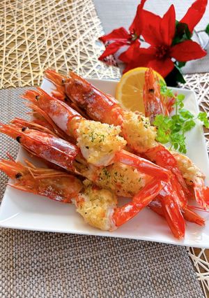 おもてなしに★海老のガーリックパン粉焼き-レシピのメイン写真