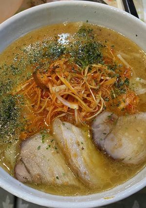 ネギたっぷり！パパ旨辛ネギ味噌ラーメン-レシピのメイン写真