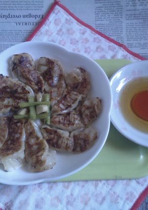 珉珉のせみ餃子＋SHソースごま油-レシピのメイン写真