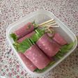 水菜とビヤソーセージ