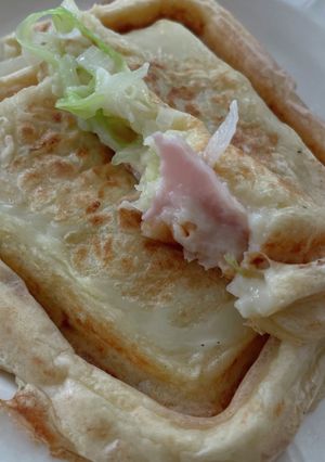 ホットサンドメーカーたこ焼きホットサンド-レシピのメイン写真