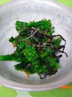 菜の花~塩昆布&鰹節和え-レシピのメイン写真