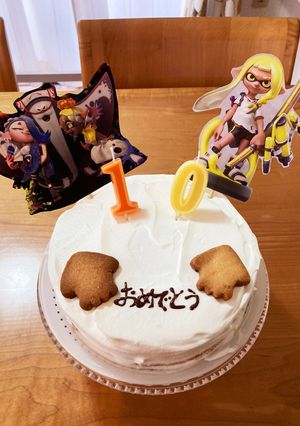 スプラトゥーン ケーキ-レシピのメイン写真
