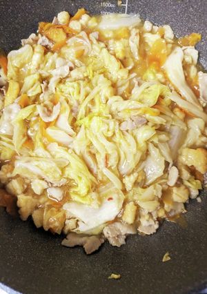 あんかけ野菜丼梅風味（お煎餅消費）-レシピのメイン写真