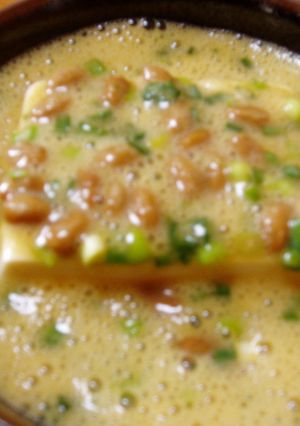 ヘルシー！豆腐の納豆ソースがけ！-レシピのメイン写真