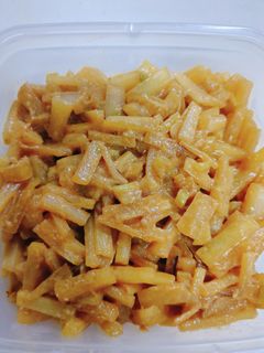 ☆大根の皮と葉の味噌炒め-レシピのメイン写真