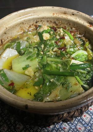 白菜と鶏肉の中華アヒージョ-レシピのメイン写真