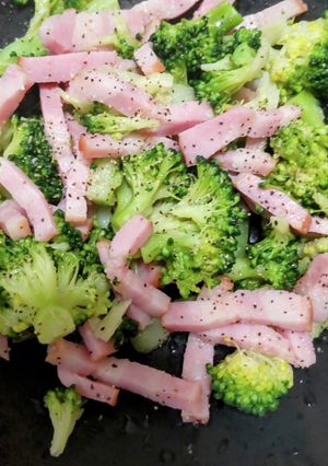 レンジで簡単!ブロッコリーとベーコン和え-レシピのメイン写真