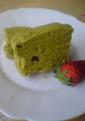 今からすぐに♡レンジで抹茶蒸しケーキ-レシピのメイン写真
