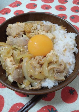 簡単！冷蔵庫掃除！スタミナ肉丼-レシピのメイン写真