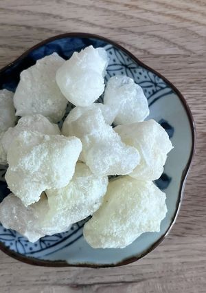 レンジで*お餅リメイク*塩ミルクおかき-レシピのメイン写真