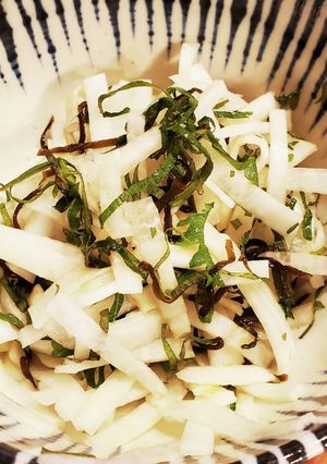 大葉と塩昆布の大根サラダ-レシピのメイン写真