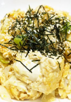 7分！スピード調理✱豆腐の炒り卵-レシピのメイン写真
