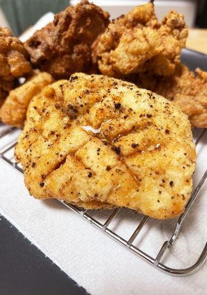 簡単！ざくざくっ！鶏胸肉でフライドチキン-レシピのメイン写真
