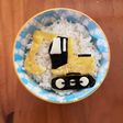 簡単!働く車ショベルカーキャラごはん