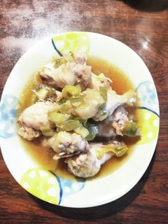 長ネギと手羽元の煮物-レシピのメイン写真