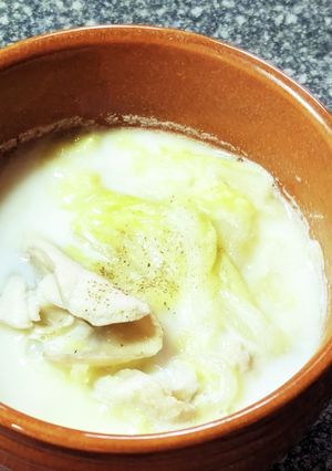 白菜大量消費!白菜の玉ねぎ麹ミルクスープ-レシピのメイン写真