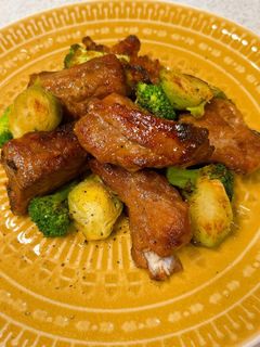 スペアリブのBBQソース&焼肉のタレ漬け-レシピのメイン写真