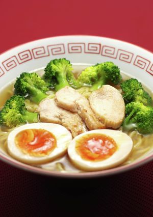 ブロッコリーと鶏ハムのヘルシー塩ラーメン-レシピのメイン写真