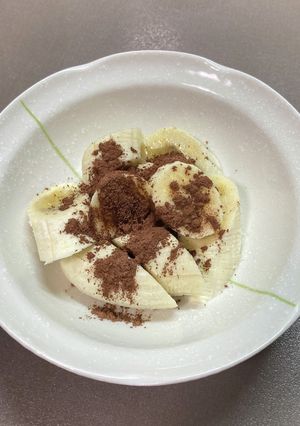 ホットバナナのココアがけ-レシピのメイン写真