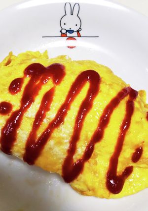 レンジでオムライスはいかが？簡単！時短！-レシピのメイン写真