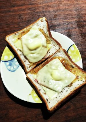 アレンジゆず味噌バタライ麦トースト-レシピのメイン写真