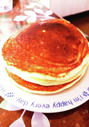 厚ふわホットケーキ-レシピのメイン写真