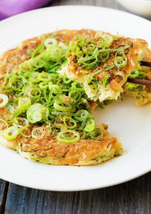 山芋とたっぷりねぎのふわふわ焼き-レシピのメイン写真