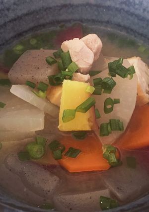 給食の「さつま汁」♡具沢山でほっこり-レシピのメイン写真