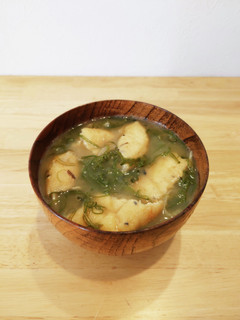 めかぶとがんものかんたん味噌汁-レシピのメイン写真