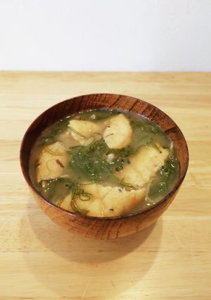 めかぶとがんものかんたん味噌汁-レシピのメイン写真