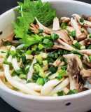 たっぷりキノコのウマウマ塩うどん