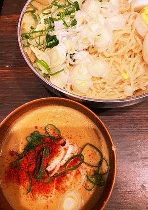 【試作中】ポタージュつけ麺-レシピのメイン写真