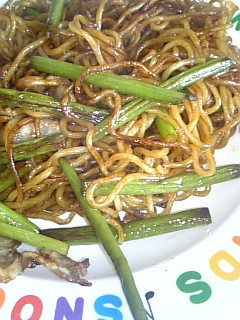 にんにくの芽の焼きそば-レシピのメイン写真