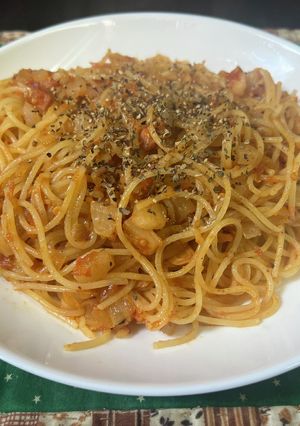 スパゲティ・大根のトマトソース-レシピのメイン写真