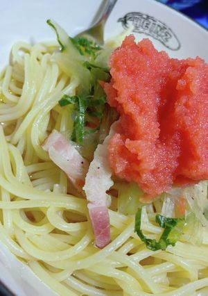 ピリ辛！明太子スープパスタ-レシピのメイン写真