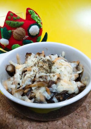 舞茸のチーズ焼き　-レシピのメイン写真