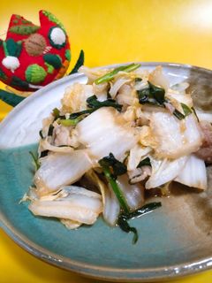 白菜と豚肉のぽん酢炒め -レシピのメイン写真