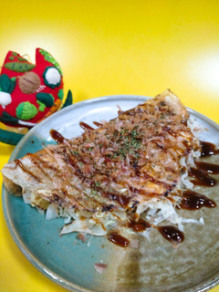 生春巻きの皮でキャベツのお好み焼き風 -レシピのメイン写真