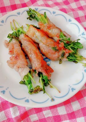 豚こま野菜巻き-レシピのメイン写真