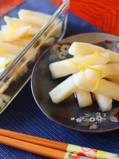 ポリポリ美味しい♪柚子香る大根のお漬物-レシピのメイン写真