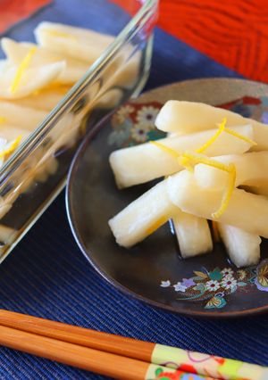 ポリポリ美味しい♪柚子香る大根のお漬物-レシピのメイン写真