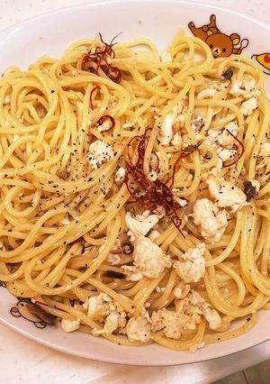 蟹肩で安価で高級な旨味凝縮のオイルパスタ-レシピのメイン写真
