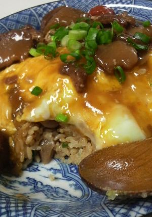 ダブルおでんの☆卵あんかけ炒飯-レシピのメイン写真