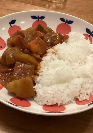小学生作スパイスから作るトマトカレー-レシピのメイン写真