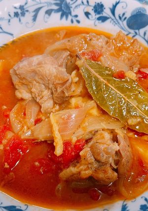 圧力鍋で豚スネ肉のトマトシチュー-レシピのメイン写真