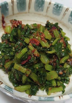 大根葉の梅ごまおかか和え-レシピのメイン写真