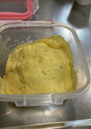 ホットケーキをタッパーやマグで-レシピのメイン写真