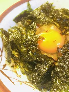 玉子かけごはん●ふりかけ&韓国海苔-レシピのメイン写真